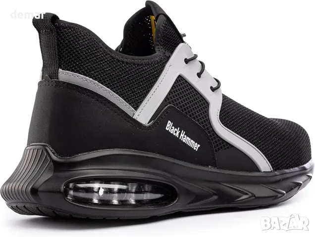 Black Hammer - Мъжки обувки със стоманена противоударна предница, снимка 5 - Други - 49795331