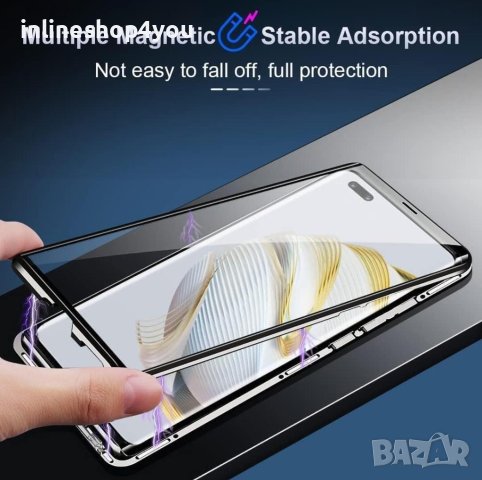 Двоен Магнитен Кейс за Huawei nova 11 Pro със защита на камерите, снимка 3 - Калъфи, кейсове - 42870712