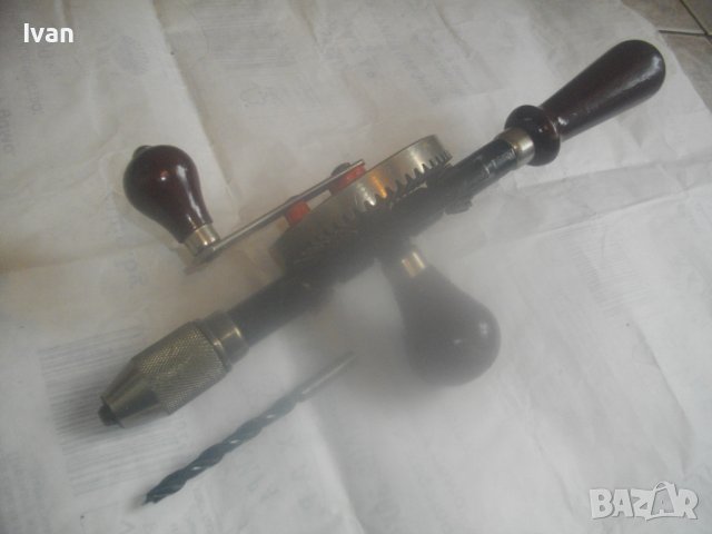 STANLEY ENGLAND-Маткап-Ръчна Дрелка-Бормашина-Като Нов-Колекционерски/Антикварен-Отличен-325мм-Англи, снимка 12 - Бормашини - 42919947