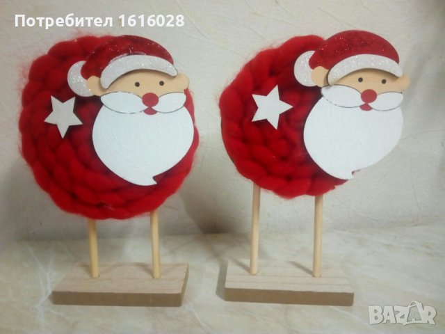Коледна декорация - дядо Коледа., снимка 1 - Декорация за дома - 38453722
