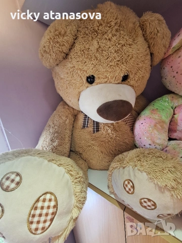 Голямо плюшемо мече, снимка 3 - Плюшени играчки - 54293665