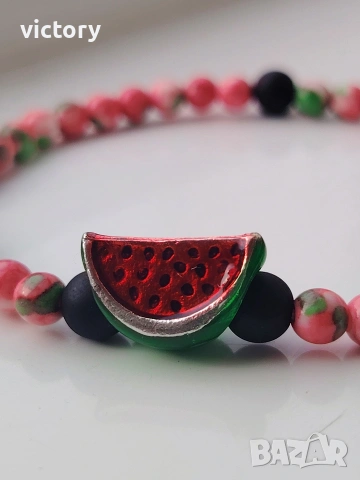 Гривна 🍉 Summer Blush, снимка 5 - Гривни - 54186115