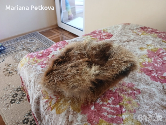 Зимна шапка от лисица, снимка 3 - Шапки - 52927608