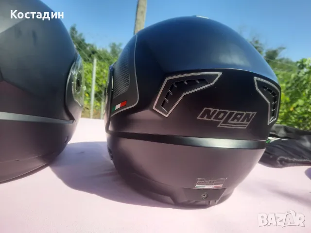 Мото каска Nolan N-104 Evo Flip, снимка 5 - Аксесоари и консумативи - 55923395