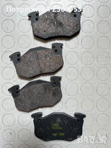 SIMER 379 Задни накладки SIMER 379 CITROEN  PEUGEOT RENAULT 1983-2006 OE 425271 OE 7701207034       , снимка 2 - Части - 37558619