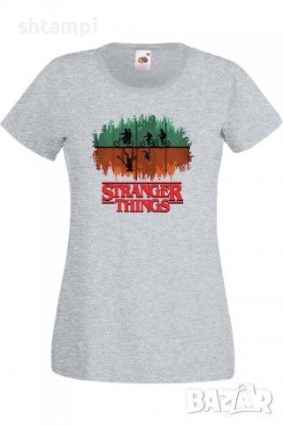 Дамска Тениска Stranger Things 2,Филм,Сериал,, снимка 1 - Тениски - 37314616