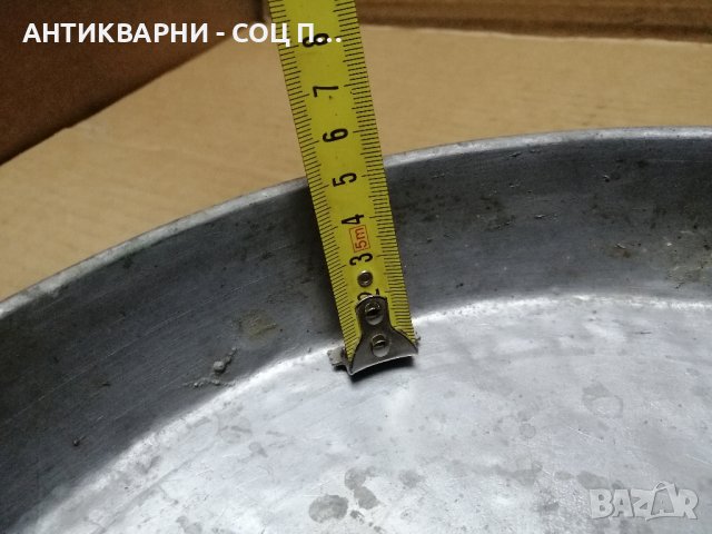 Стара Кована Медна Тава За Баница. , снимка 6 - Антикварни и старинни предмети - 44246952