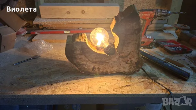 Art лампи от дърво 