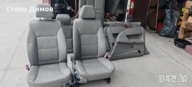 Сив салон за БМВ Е61, снимка 2 - Части - 54240786