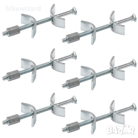 Винтове за сглобяване на мебели за плот 150 мм – 6 броя НОВИ