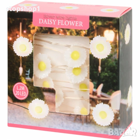 LED лампички Цветя 2 метра 