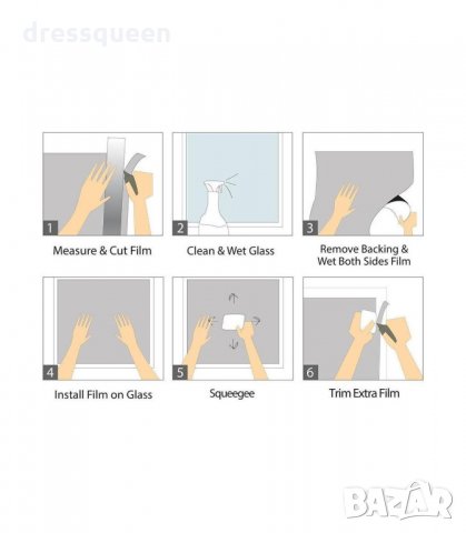 2477 Слънцезащитно фолио за затъмняване на прозорци и стъкла, снимка 2 - Други стоки за дома - 34272324