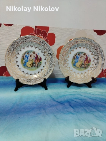 порцеланови чинии Трите грации, снимка 8 - Чинии - 53329690