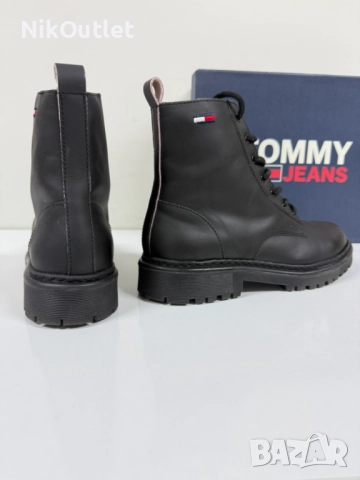 Tommy Jeans Tommy Jeans Lace Up Flat Boot, снимка 4 - Дамски боти - 51745102