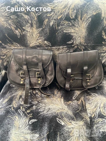 Кожени дисаги с буре, снимка 2 - Аксесоари и консумативи - 50754967