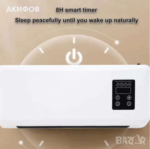 Печка за стенен монтаж с двойно предназначение – отопление и охлаждане, снимка 3 - Отоплителни печки - 49341365