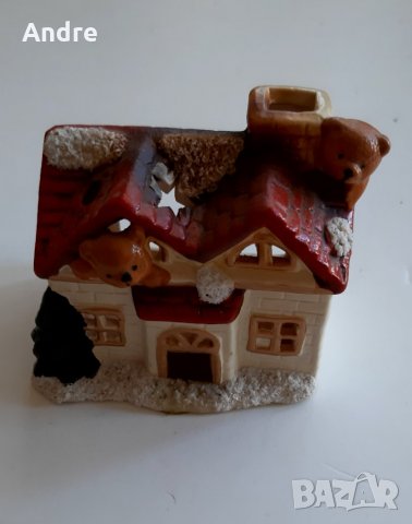 декоративна къщичка-свещник, снимка 1