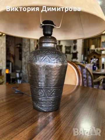 Винтидж настолна лампа, снимка 4 - Настолни лампи - 49220974