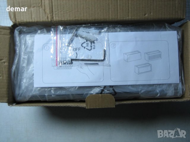 EBION E27 Max 20W LED стенна градинска лампа IP 44, тъмно сива, снимка 7 - Лед осветление - 42824821