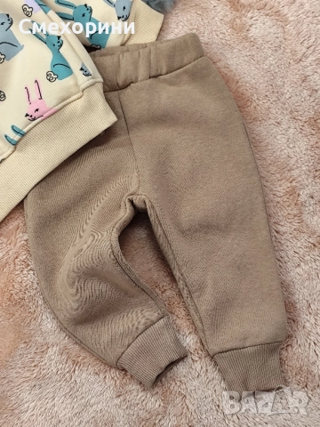 Нови бебешки ватирани комплекти за момиченца ръст 74, 80, 86, 92, снимка 4 - Комплекти за бебе - 52493242