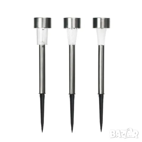 Комплект от 6 броя соларни градински LED лампи за оформяне на алеи и зони, снимка 4 - Соларни лампи - 49117701