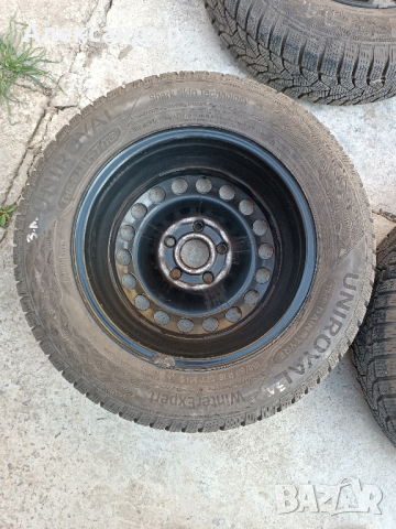 Неразличими от нови зимни гуми Uniroyal с джанти 15, снимка 15 - Гуми и джанти - 44658543
