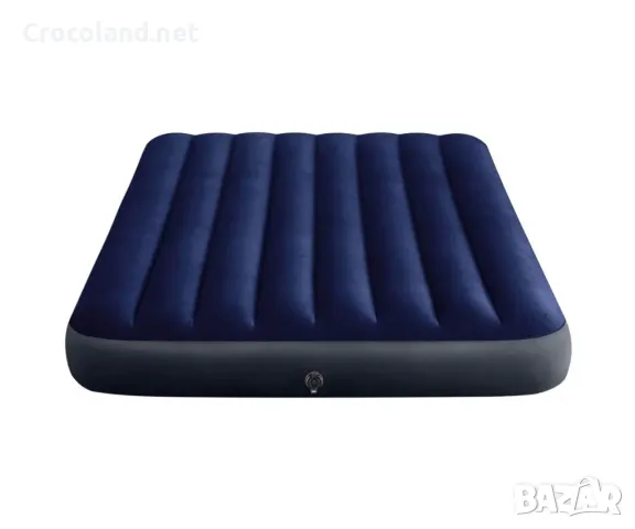 Надуваем матрак Intex Classic Downy, 152 х 203 х 25 см, PVC, за къмпинг и домашна употреба