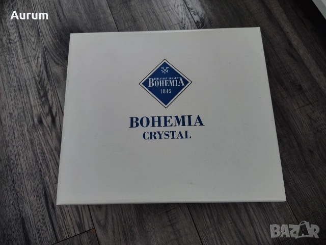 Bohemia Кристал чаши 6 бр. със златни детайли , снимка 8 - Чаши - 53286887