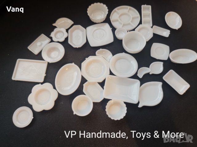 Пластмасови съдове за кукли тип барби