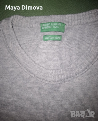 Benetton пуловер и суитчър 168см, снимка 4 - Детски пуловери и жилетки - 52776080