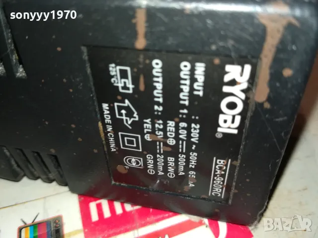 RYOBI RC960 RADIO & CHARGER ВНОС SWISS 0401251856, снимка 8 - Радиокасетофони, транзистори - 48550642