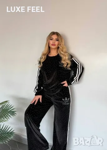 Adidas ✨Дамски Екип с Камъни , снимка 2 - Спортни екипи - 56418588