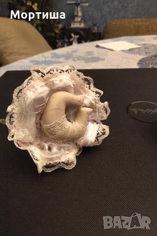 Двойка барокови изцяло порцеланови куклички , снимка 7 - Колекции - 29545979