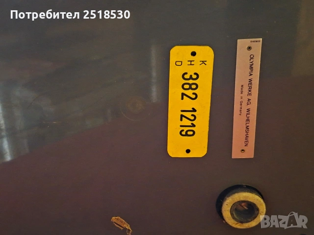 Стара сметачна машина Olympia , снимка 7 - Колекции - 53947386