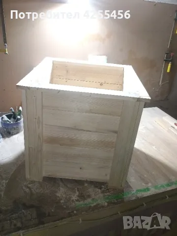 продавам дървени кашпи , снимка 13 - Саксии и кашпи - 50368024