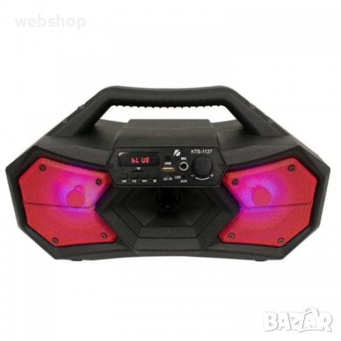 ПРЕНОСИМА КАРАОКЕ АКТИВНА КОЛОНА KTS-1127, снимка 3 - Bluetooth тонколони - 40011251