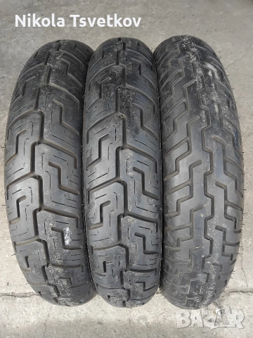 130/90B16 Dunlop D401, снимка 3 - Гуми и джанти - 54080906