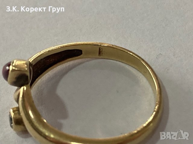 Продавам Златен Дамски Пръстен 14к, снимка 7 - Пръстени - 42181358