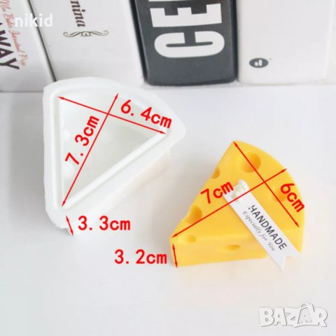 3D сирене сиренце силиконов молд форма фондан гипс свещ шоколад свещи, снимка 3 - Форми - 35429833