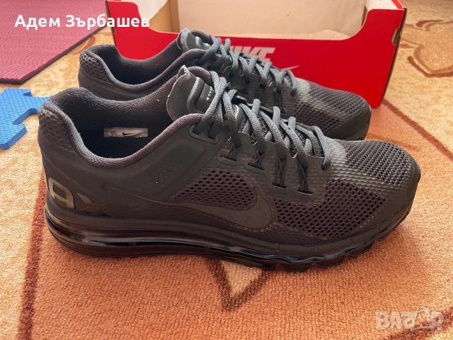Мъжки маратонки Nike air max 2013 черни 44.5, снимка 3 - Маратонки - 54350355