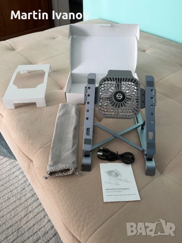 Laptop stand 10-16inch стойка с вентилатол, снимка 3 - Лаптоп аксесоари - 54181354