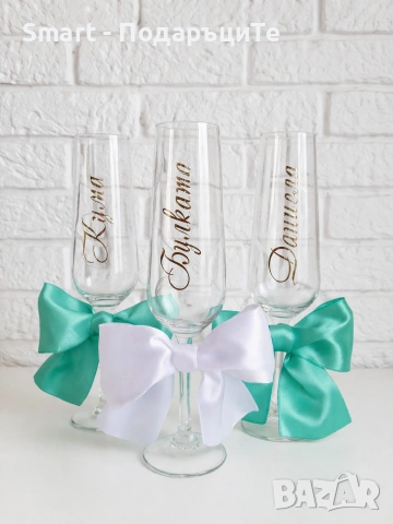 Чаши за моминско парти, сатенени ленти , снимка 2 - Чаши - 54004398