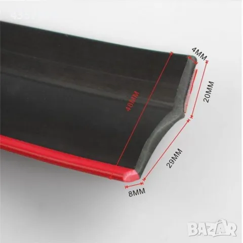  Спойлер самурай за броня 2352 бял, снимка 2 - Аксесоари и консумативи - 48897806