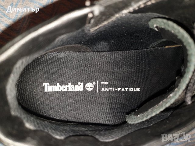Оригинални черни мъжки боти Timberland №41,5, снимка 8 - Мъжки боти - 39456591