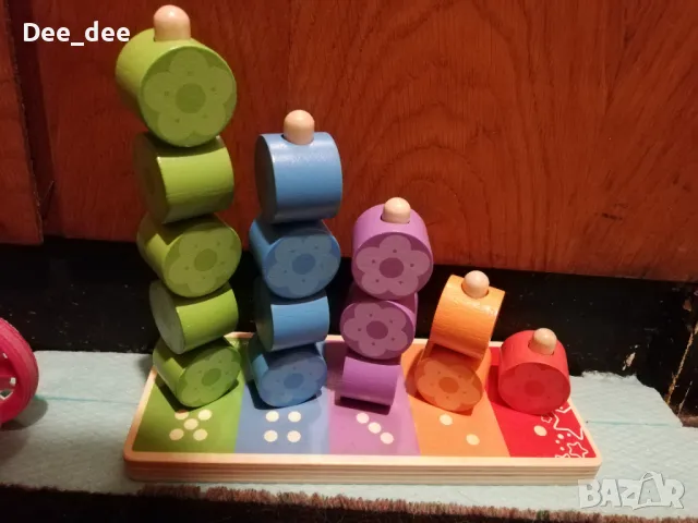 Бебешки дървен пъзел, снимка 2 - Игри и пъзели - 47997261