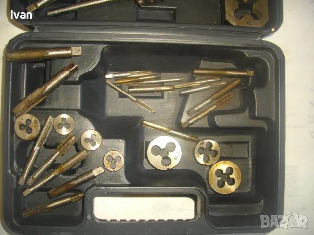 РЕЗБОНАРЕЗНИ ПЛАШКИ МЕТЧИЦИ 38 броя РАЗЛИЧНИ SS SSH ПРОФЕСИОНАЛНИ NIPEL NORIS NITEX MEX В КУФАР, снимка 7 - Други инструменти - 48412752