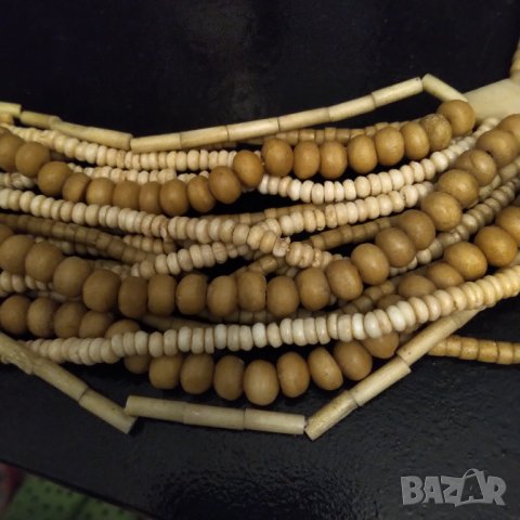 Огърлица от естествена слонова кост 60 те години НАМАЛЕН , снимка 4 - Колиета, медальони, синджири - 38165024