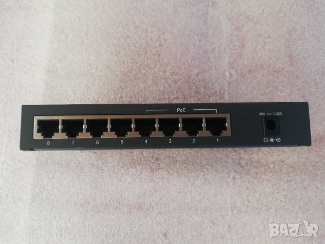 TP-Link TL-SG1008p POE gigabit 8 port, снимка 3 - Суичове - 38925728