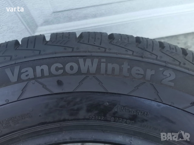 1бр  НОВА гума за бус 205/65/16C CONTINENTAL VancoWinter, снимка 4 - Гуми и джанти - 52828538