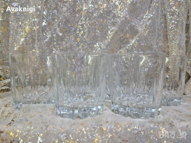 Красиви релефни чаши за алкохол – комплект 6 бр.